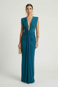 Women’s Maxi Dress with Elongated Shape
